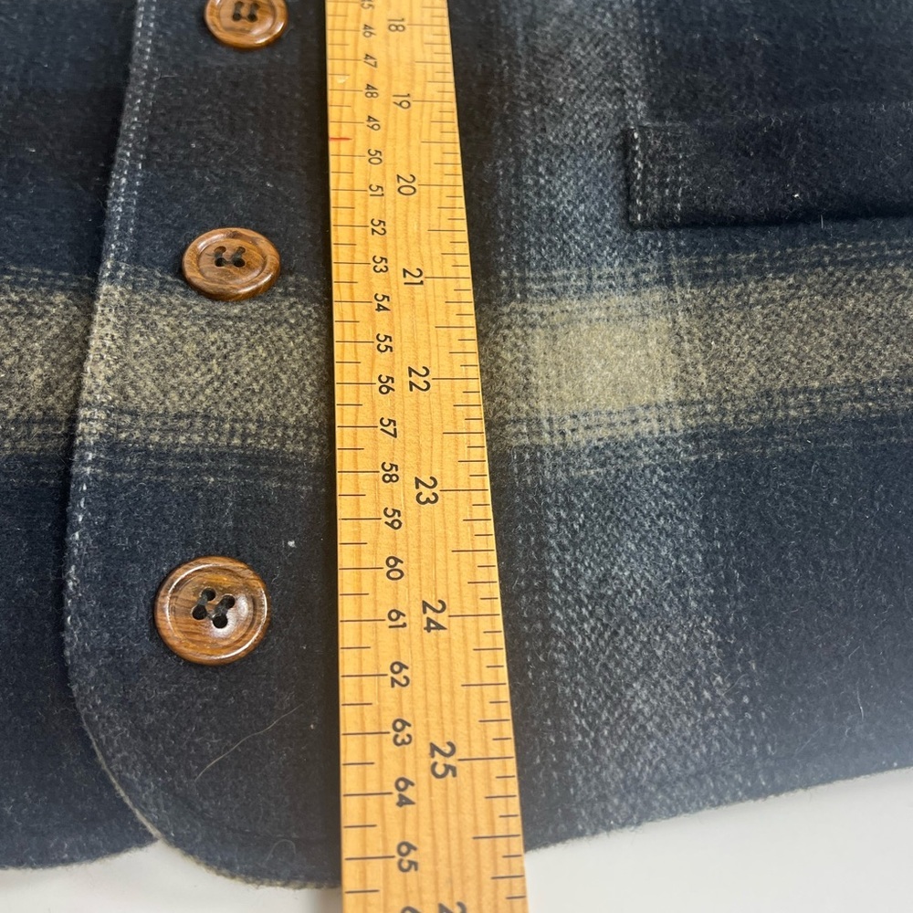 Vtg T&T Co. Sport Shadow Plaid Wool/Cashmere Blend Vest - XL - Made in Canada - Picture 8 of 8